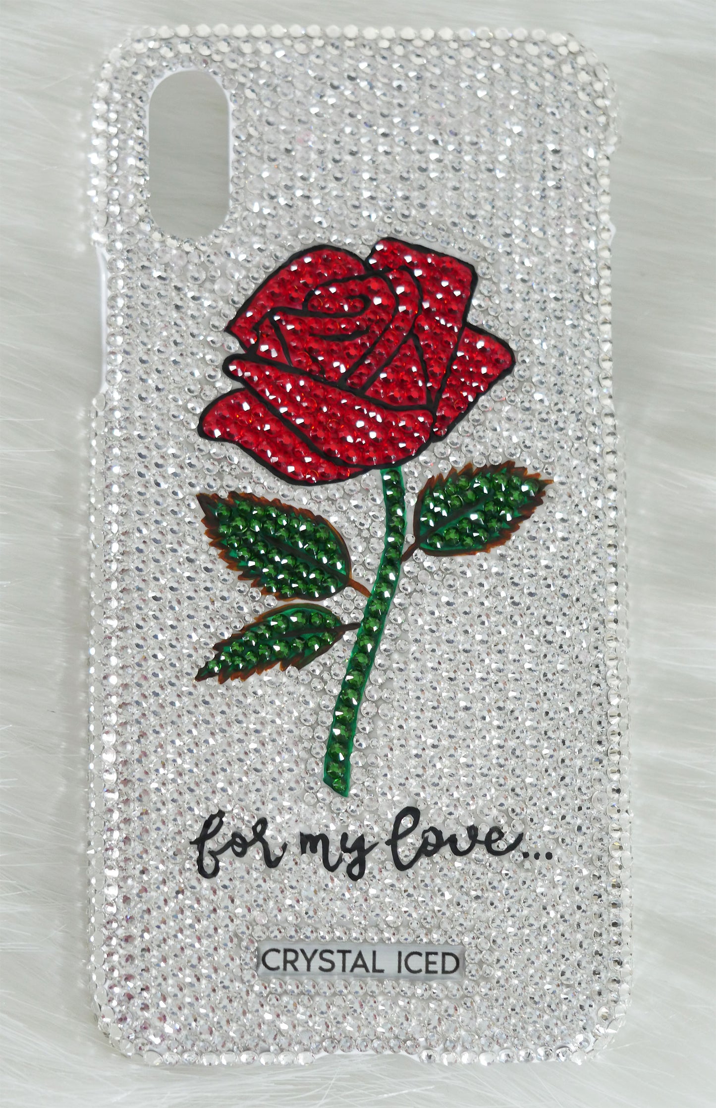 Amarose "For My Love" Made with Crystals (Design #205)