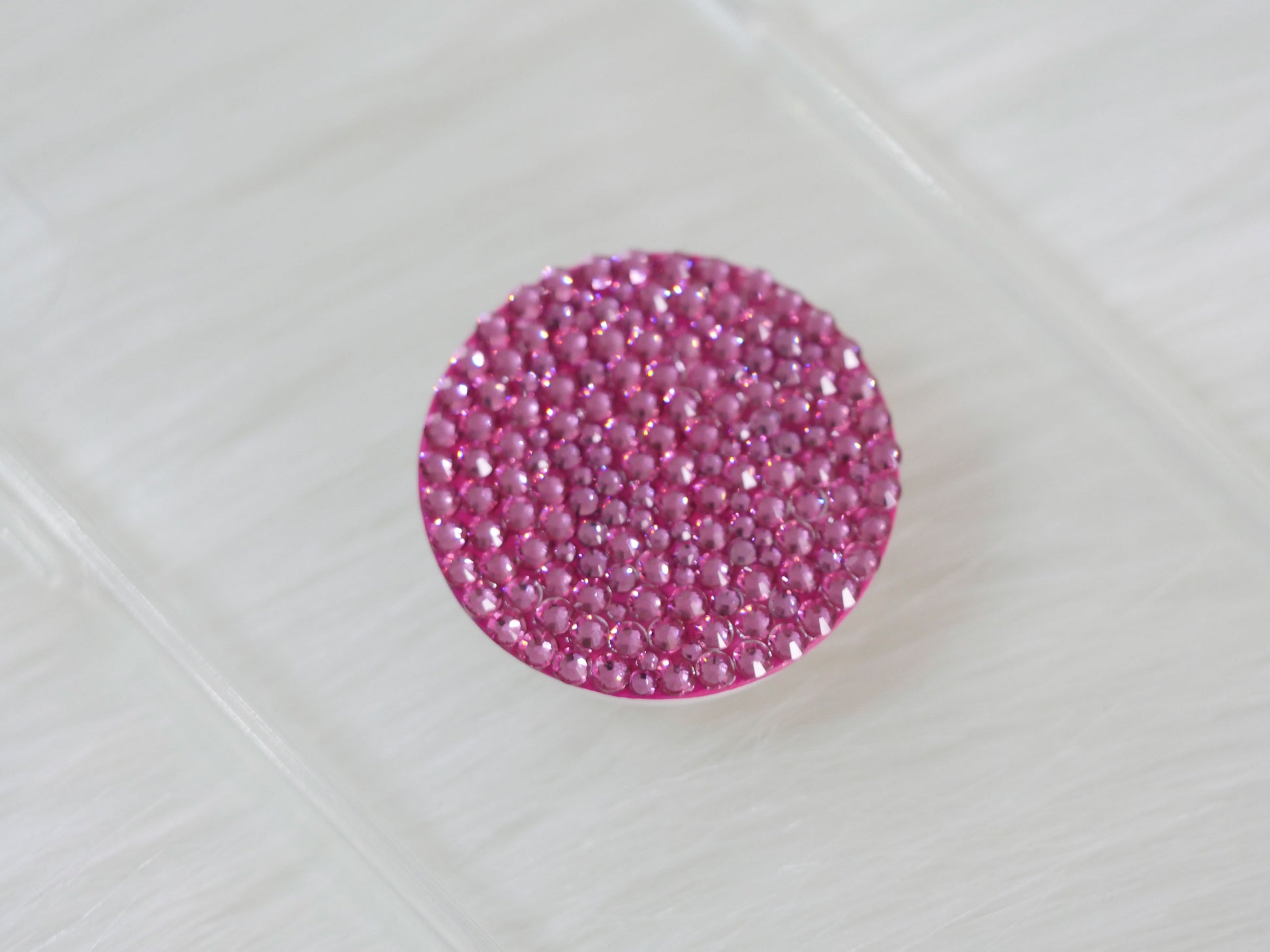 PopSocket in Rose (Design #136) - Crystal Iced