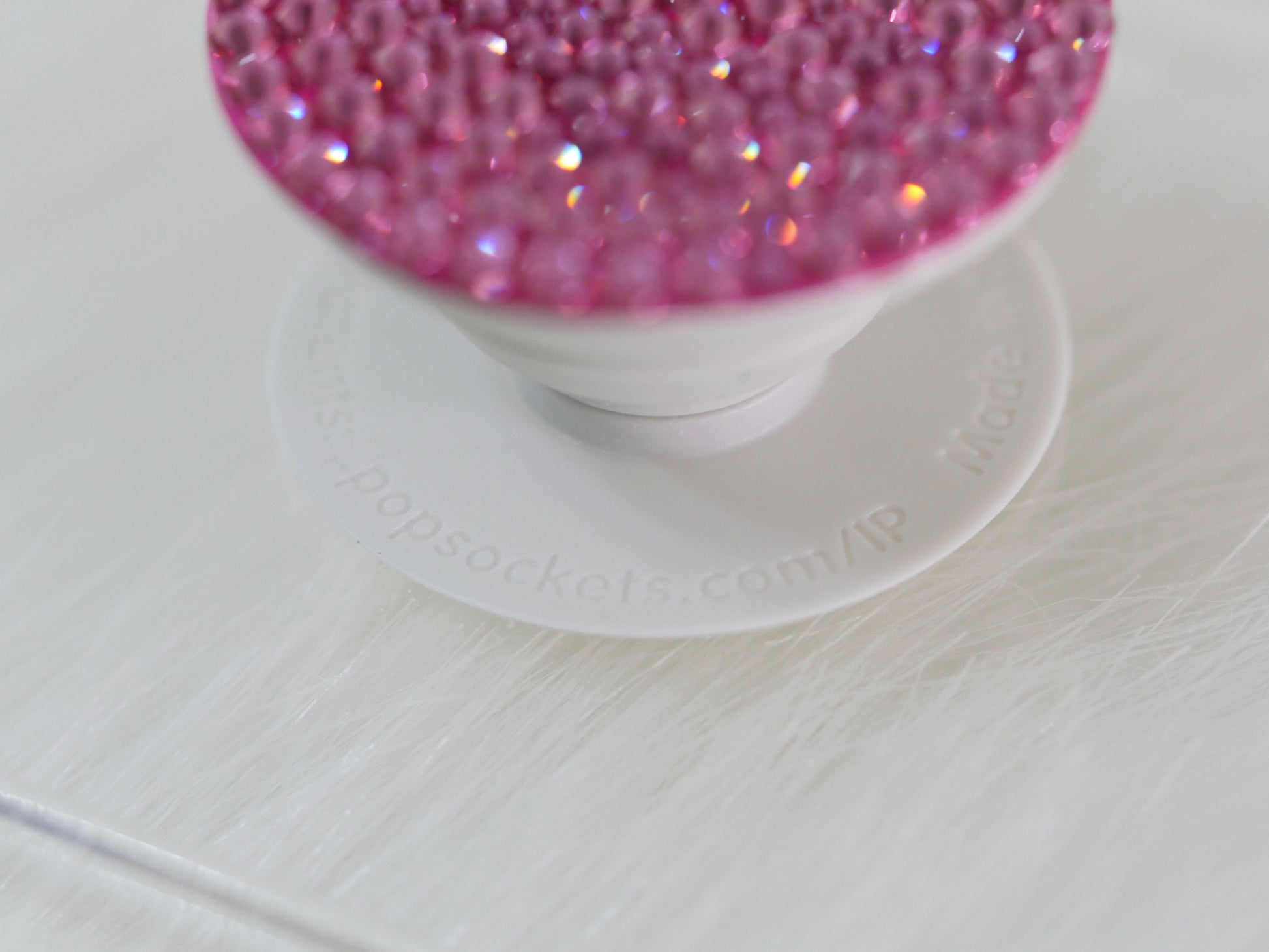 PopSocket in Rose (Design #136) - Crystal Iced