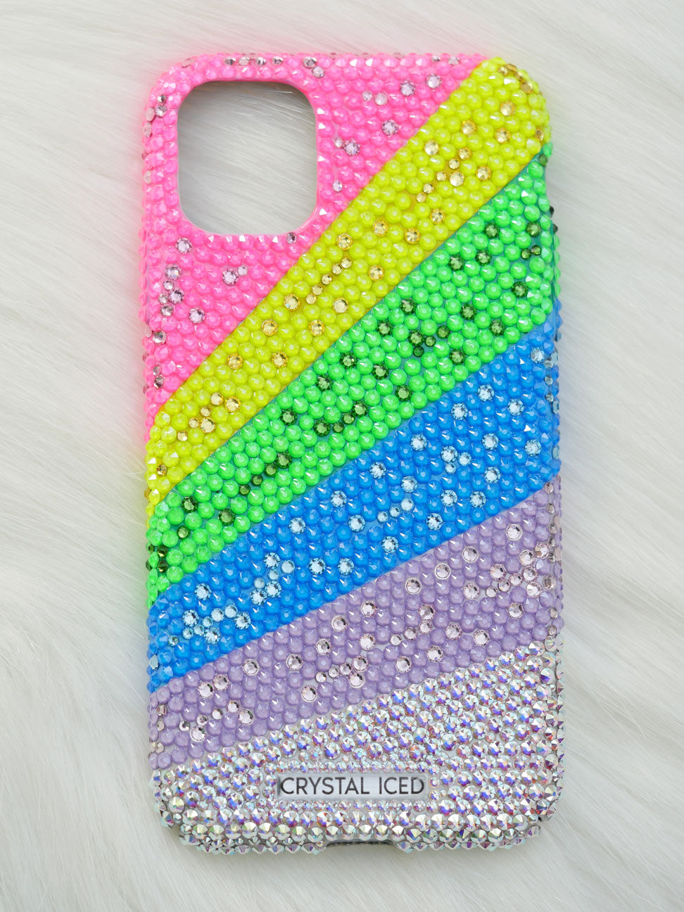 Neon Galaxy Made with Crystals (Design #246)