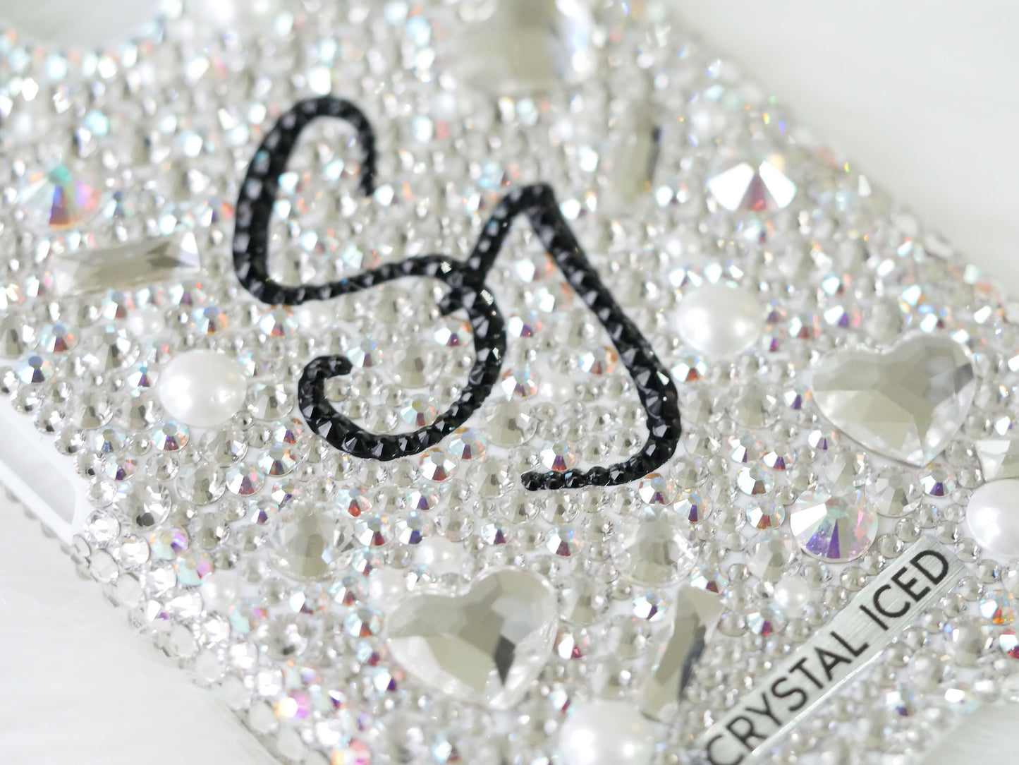 Amour with your Initials Crystals (Design #230)